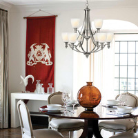 Lampa wisząca Bolla   Szczotkowany nikiel HK-BOLLA9 Elstead Lighting