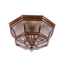 Plafon Newbury Lakierowana postarzana miedź Lakierowana postarzana miedź QZ-NEWBURY-F-AC Elstead Lighting