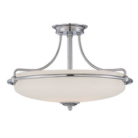 Półplafon Griffin Polerowany chrom Polerowany chrom QZ-GRIFFIN-SFM-C Elstead Lighting