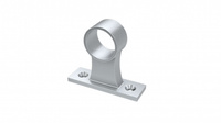 Uchwyt dystansowy niski fi 25 mm przelot. Chrom