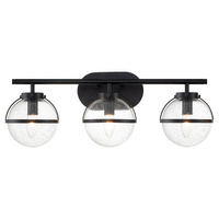 Kinkiet Hollis Czarny Czarne HK-HOLLIS3-C-BK-BATH Elstead Lighting