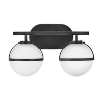 Kinkiet Hollis Czarny Czarne HK-HOLLIS2-O-BK-BATH Elstead Lighting