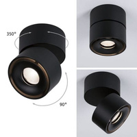 Downlight SPIRCLE broken DALI LED 12W 3000K/4000k/6500k 36° - czarny matowy ULDL319DALI Unilight