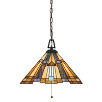 Lampa wisząca Inglenook Ciemny brąz QZ-INGLENOOK-P-A Elstead Lighting