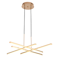 Lampa wisząca CRISS CROSS LED złota 78 cm Step into Design ST-MD240406-4 gold