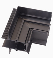 Maxlight Magnetic MT0009 Kątownik czarny do użycia przy uskoku na suficie Do szyn MT0006, MT0007