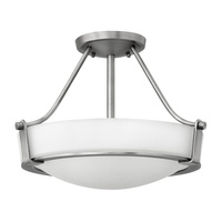 Mały półplafon Hathaway Antyczny nikiel Antyczny nikiel HK-HATHAWAY-SFSN Elstead Lighting