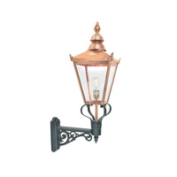 Zewnętrzny kinkiet Norlys Wall Light Copper Chelsea 954 E27 Na ramieniu w górę