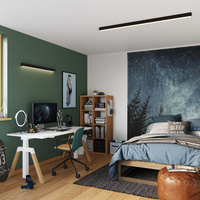 Kinkiet PINNE 67 cm czarny 3000K TH.036 Thoro