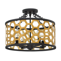 Półplafon Felix Ciepłe złoto HK-FELIX-SF Elstead Lighting