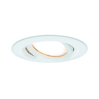 Oprawa do wbudowania NOVA PLUS COIN LED DIM wychylna 6W 470lm 93mm 2700K IP65 230V biały mat