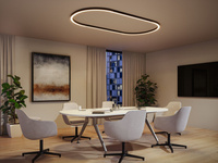 Oprawa liniowa systemu LINION Power Channel LED 17W 1m 3000K IP20 100VA 230V/24V czarny RAL 9004 / aluminium PAULMANN PL98204