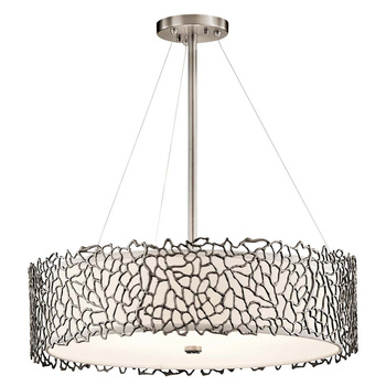 Lampa wisząca Silver Coral Klasyczny pewter KL-SILVER-CORAL-P-B Elstead Lighting