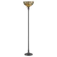 Lampa podłogowa Kami Vintage brąz QZ-KAMI-UL Elstead Lighting