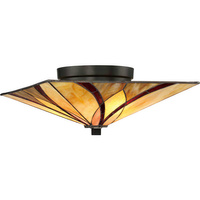 Plafon Asheville Ciemny brąz QZ-ASHEVILLE-F Elstead Lighting