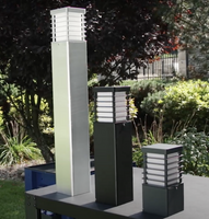 Słupek ogrodowy NORLYS HALMSTAD 210BL Czarny 26cm