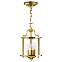 Mała lampa wisząca Gentry Polerowany mosiądz Polerowany mosiądz HK-GENTRY-P-S-PB Elstead Lighting