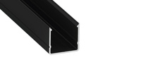 LUMINES Profil typ RAI czarny anodowany 3 m