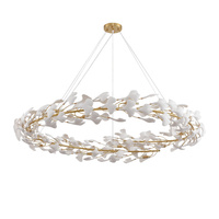 Lampa wisząca BOTANIKA złoto biała 150 cm Step into Design XY080P-150