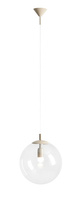 LAMPA WISZĄCA GLOBE BEIGE