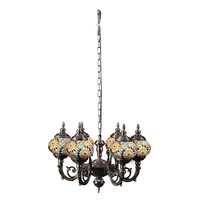 Lampa wisząca mozaikowa orientalne ULFN321-4 Unilight