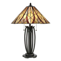 Lampa stołowa Victory Ciemny brąz QZ-VICTORY-TL Elstead Lighting