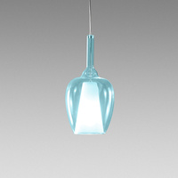 Lampa wisząca OFELIA BLU-TRASPARENTE FOFSB10 Gealuce