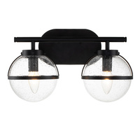 Kinkiet Hollis Czarny Czarne HK-HOLLIS2-C-BK-BATH Elstead Lighting