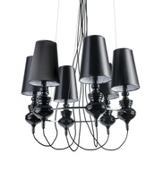 BAROCO 6 BLACK PENDANT Azzardo AZ1379