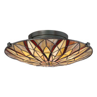 Półplafon Victory Ciemny brąz QZ-VICTORY-SF Elstead Lighting