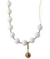 Lampa wisząca CORALLI L biało-mosiężna Step into Design DP0251-L1380