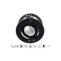 Norlys Lampa ogrodowa wychylna do wbudowania 6367 MOSS 8W 36° DIM grafit