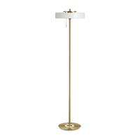 Lampa podłogowa ARTDECO biało - złota 162 cm Step into Design MF8872 white