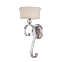 Kinkiet Madison Manor  Imperialne srebro Imperialne srebro QZ-MADISON-MANOR1-IS Elstead Lighting