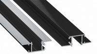 LUMINES Profil LED typ MONO czarny lakierowany bez perforacji 2,02 m