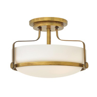 Mały półplafon Harper Stary mosiądz Stary mosiądz HK-HARPER-SFS-HB Elstead Lighting