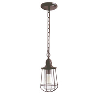 Mała latarnia wisząca Marine  Zachodni Brąz QZ-MARINE8-S Elstead Lighting