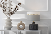 Lampa stołowa BEJA szary E27 4362 Argon