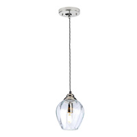 Lampa wisząca Tiber  Polerowany nikiel TIBER-P-CLEAR Elstead Lighting