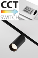 NIKO TRACK MAGNETIC 12W Z PRZEŁĄCZNIKIEM CCT – 3000K / 4000K / 5000K CZARNY