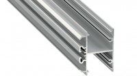 LUMINES Profil LED typ Dopio srebrny anodowany 2,02 m 10-0194-20