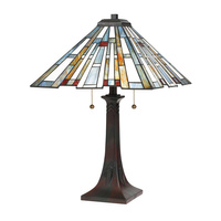 Lampa stołowa Maybeck Ciemny brąz QZ-MAYBECK-TL Elstead Lighting