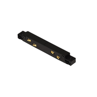 Czarny ŁĄCZNIK WPROSTY DO SZYN MAGNETYCZNE 48V MULTILINE