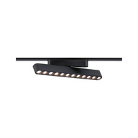 Oprawa na szynoprzewód FLEX LED 11,5W 1150lm IP20 3000K 48V DC czarny matowy / aluminium PAULMANN PL95731