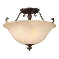 Półplafon Dunhill Królewski brąz HK-DUNHILL-SF Elstead Lighting