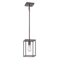 Mała lampa wisząca New Harbor  Zachodni Brąz QZ-NEW-HARBOR-P Elstead Lighting