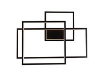 Maxlight Geometric W0233D Kinkiet Czarny z Funkcją Ściemniania Światła