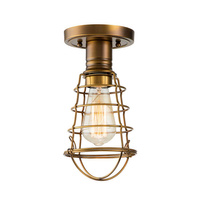 Półplafon Mixon Postarzany mosiądz Postarzany mosiądz QZ-MIXON-SF-WS Elstead Lighting