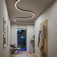 Oprawa liniowa systemu LINION LED 13W 90st. 3000K IP20 24V czarny RAL 9004 / aluminium PAULMANN PL98172