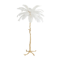 Lampa podłogowa EMU pióra białe 170 cm Step into Design ST-DN127-F white